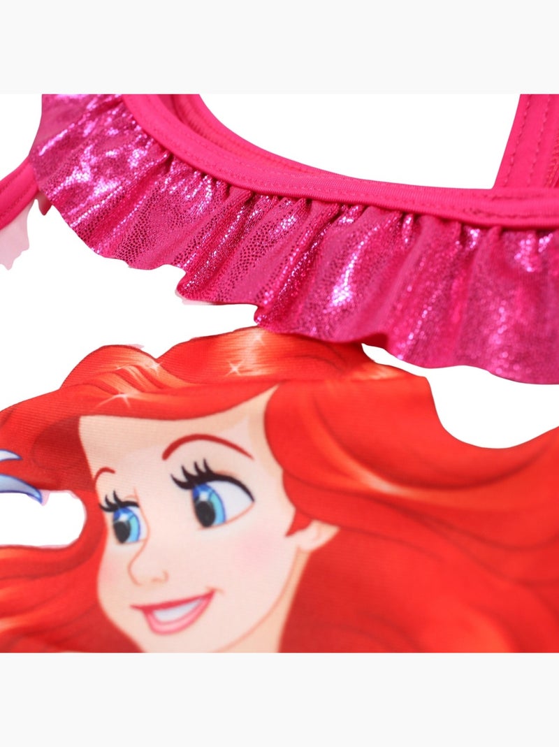 Disney - Fato de banho menina inteiro estampado Rosa-fúcsia - Kiabi