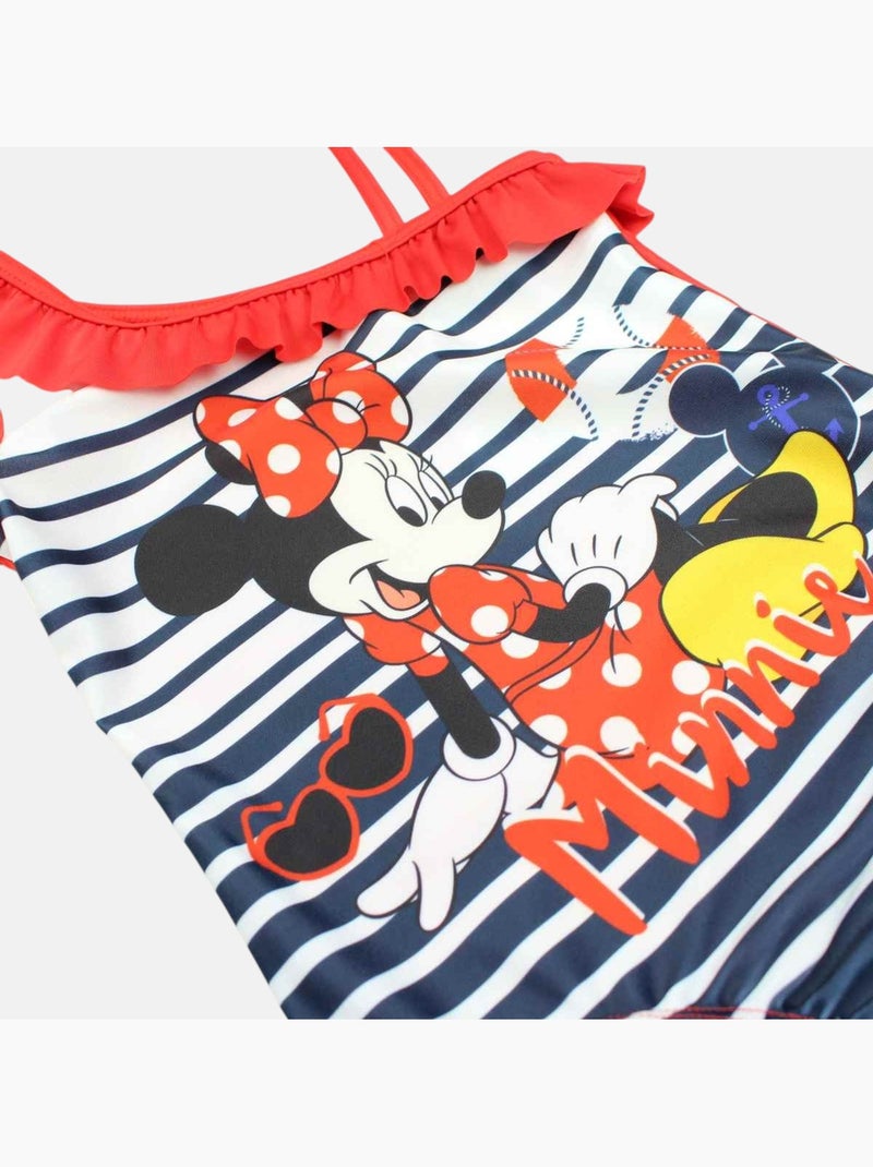 Disney - Fato de banho menina inteiro estampado Vermelho - Kiabi
