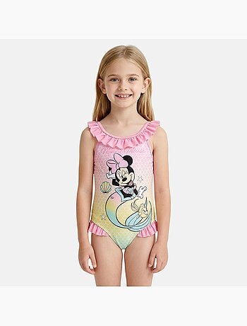 Disney - Fato de banho menina inteiro rosa sereia personagem