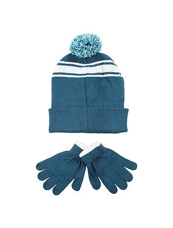 Disney - Gorro com pompom e luvas com personagens