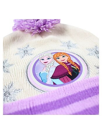 Disney - Gorro com pompom e padrões menina
