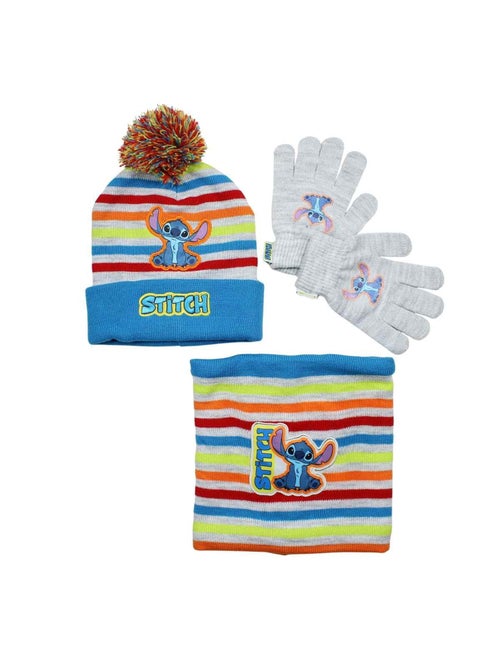 Disney - Gorro com pompom, luvas e gola coloridos - Kiabi