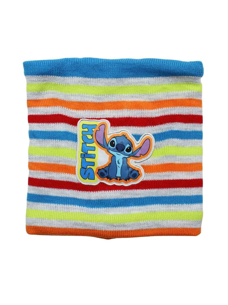 Disney - Gorro com pompom, luvas e gola coloridos Azul - Kiabi