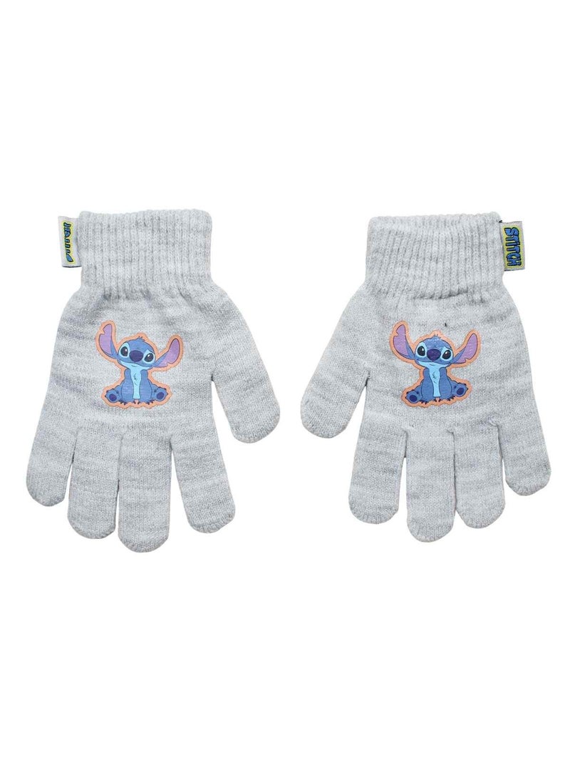 Disney - Gorro com pompom, luvas e gola coloridos Azul - Kiabi