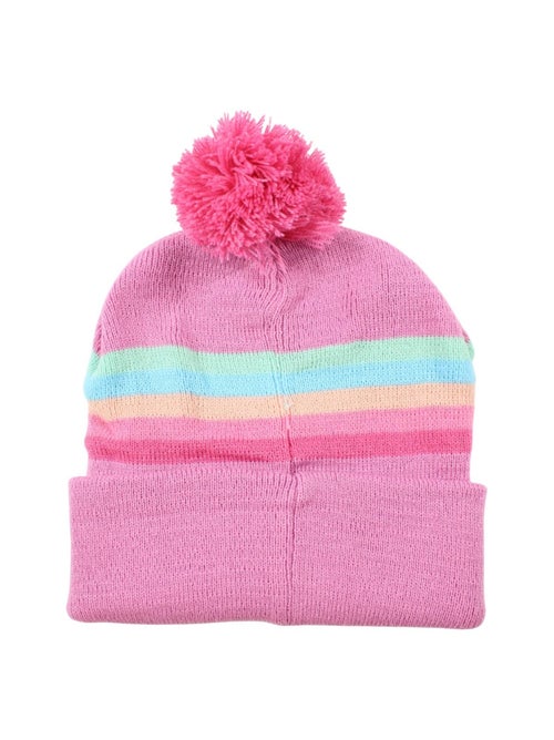 Disney - Gorro criança rosa com pompom personagem - Kiabi Disney - Gorro criança rosa com pompom personagem - Kiabi