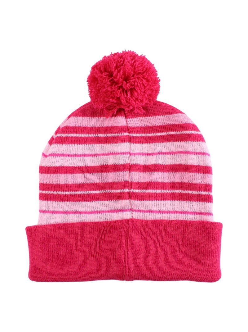 Disney - Gorro menina com pompom com padrão Rosa-fúcsia - Kiabi