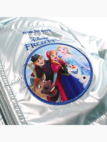 Disney - Jaqueta acolchoada infantil brilhante com estampa animada