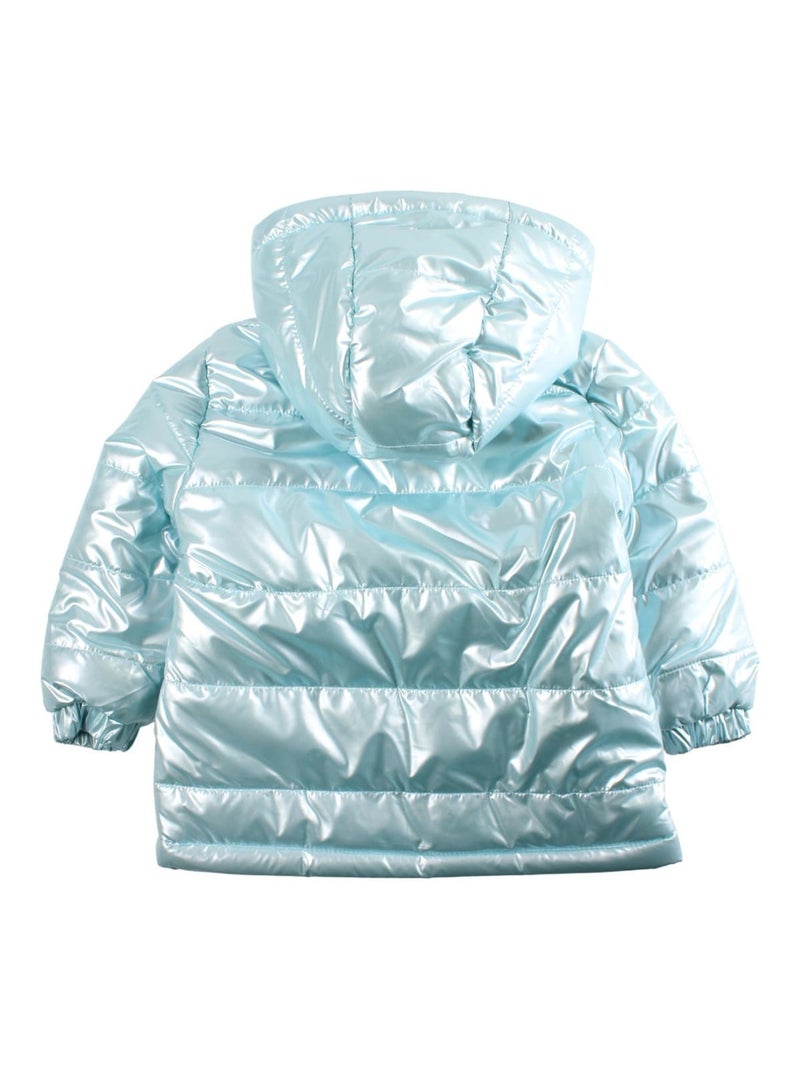 Disney - Jaqueta acolchoada infantil brilhante com estampa animada Azul - Kiabi