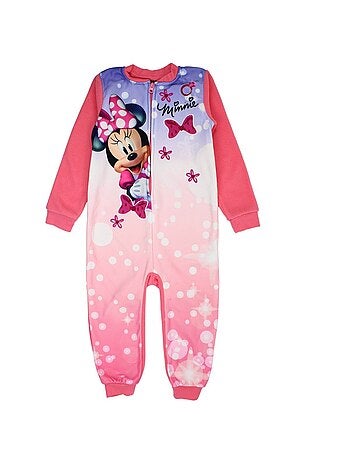 Disney - Macacão bebé menina rosa e violeta com fecho personagem
