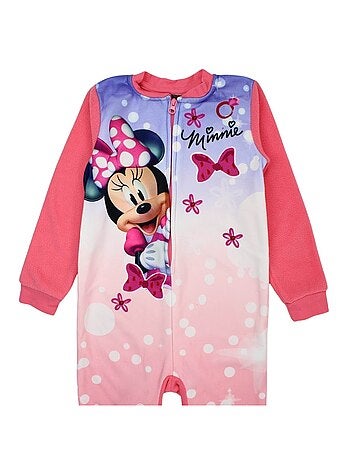 Disney - Macacão bebé menina rosa e violeta com fecho personagem