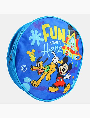 Disney - Mochila redonda criança 27x9 cm com padrão