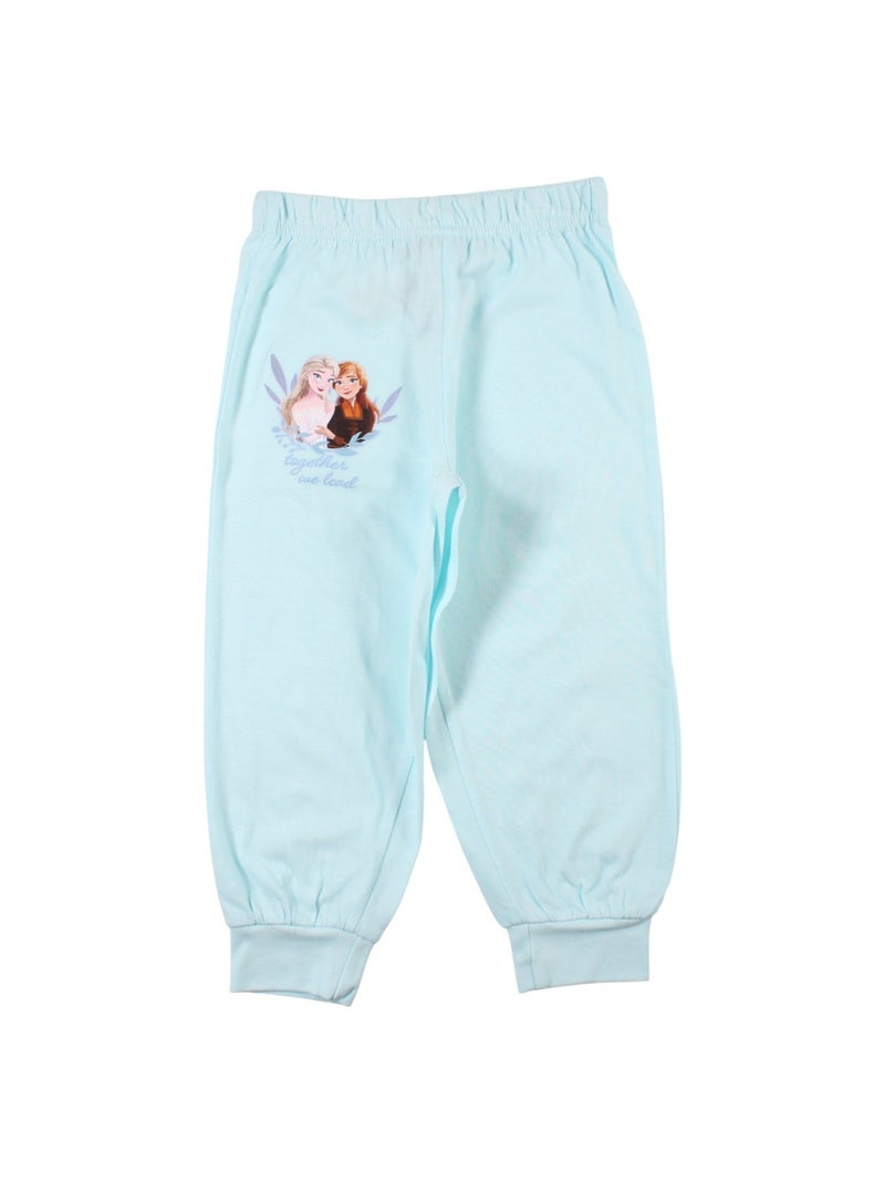 Disney - Pijama de algodão menina com estampa de personagem Azul - Kiabi