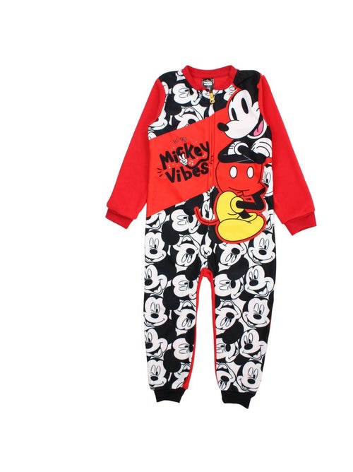Disney - Pijama macacão criança preto e vermelho - Kiabi Disney - Pijama macacão criança preto e vermelho - Kiabi