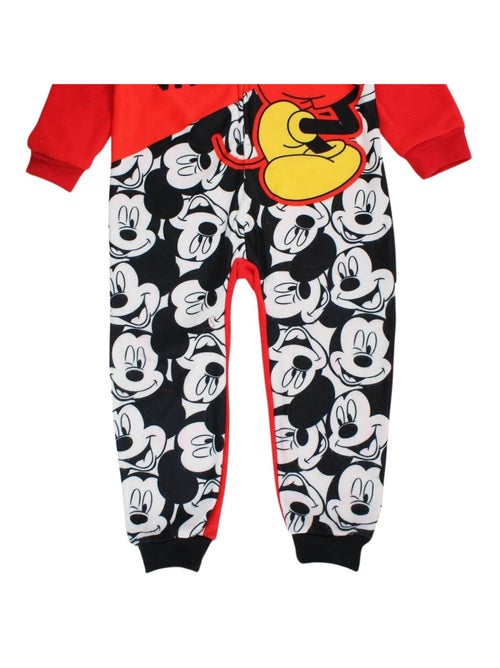 Disney - Pijama macacão criança preto e vermelho - Kiabi Disney - Pijama macacão criança preto e vermelho - Kiabi