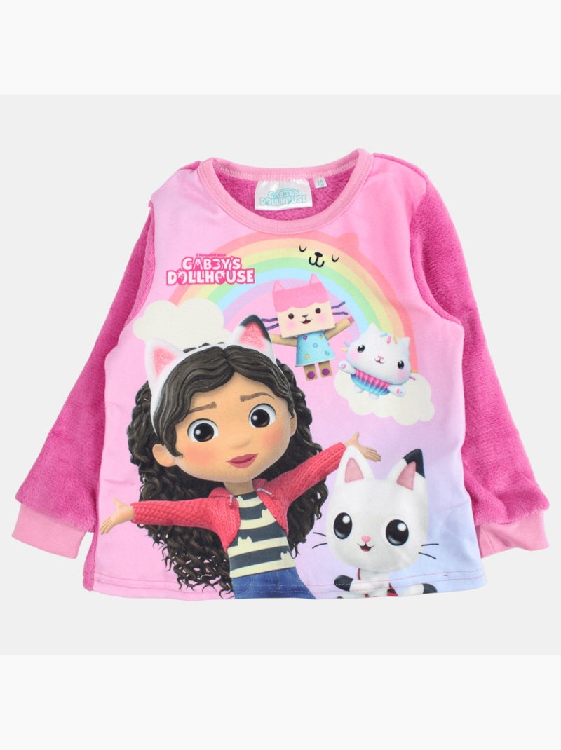 Disney - Pijama menina estampado quente Rosa - Kiabi