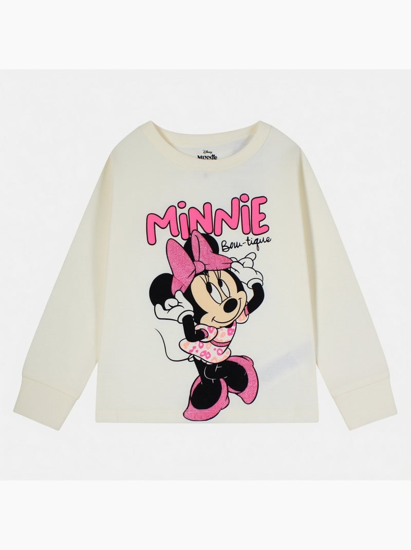Disney - pijama para menina minnie Branco - Kiabi