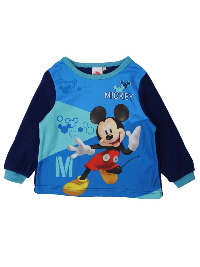 Disney - Pijama polar criança estampado Azul-marinho - Kiabi