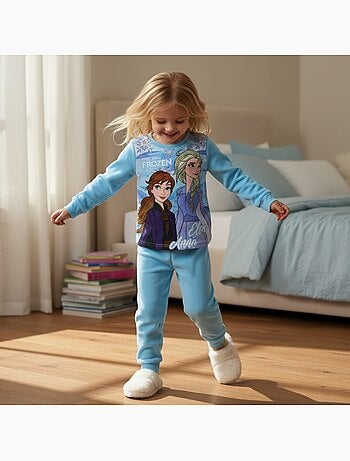 Disney - Pijama polar de algodão menina com estampa de personagem