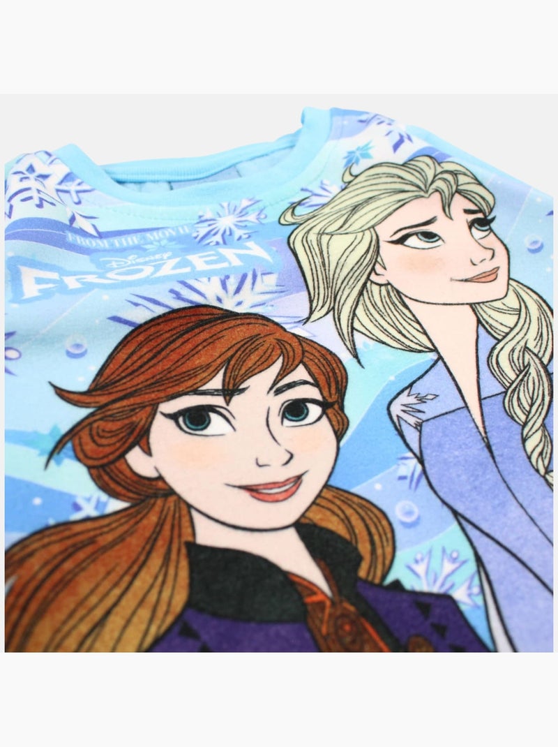 Disney - Pijama polar de algodão menina com estampa de personagem Azul - Kiabi