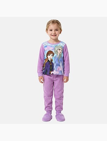 Disney - Pijama polar de algodão menina com estampa de personagem