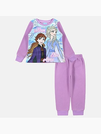 Disney - Pijama polar de algodão menina com estampa de personagem