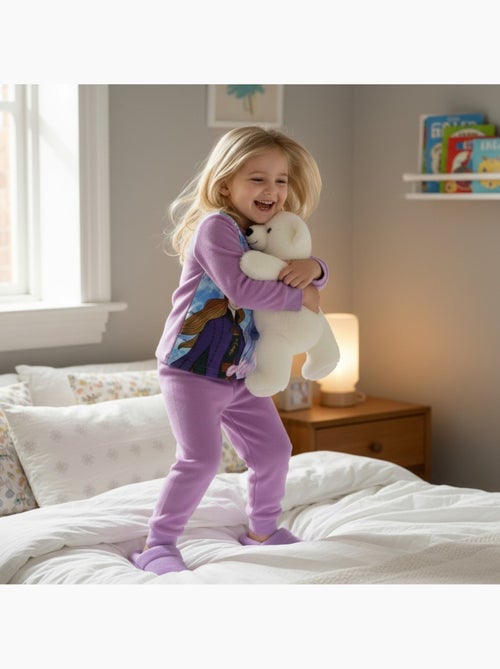 Disney - Pijama polar de algodão menina com estampa de personagem - Kiabi Disney - Pijama polar de algodão menina com estampa de personagem - Kiabi