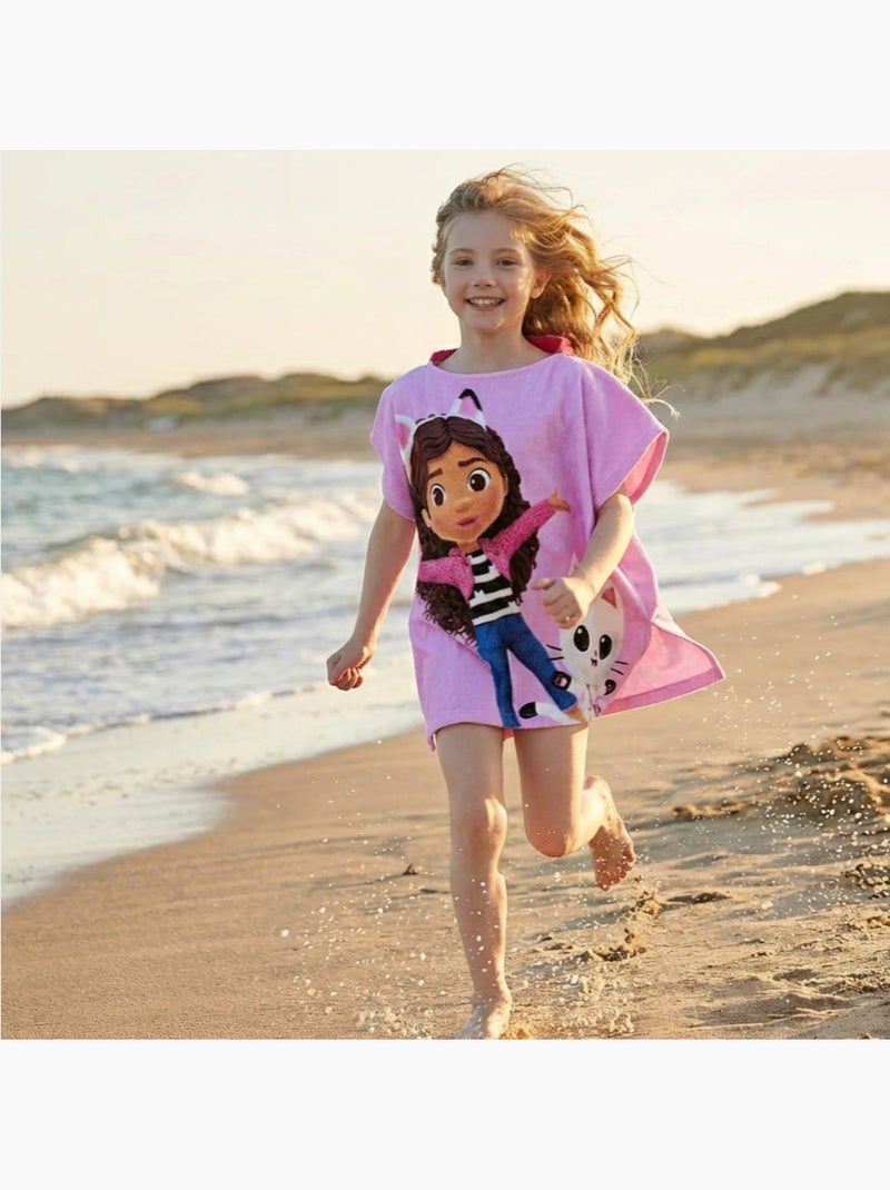 Disney - Poncho menina Gabby Rosa - Kiabi