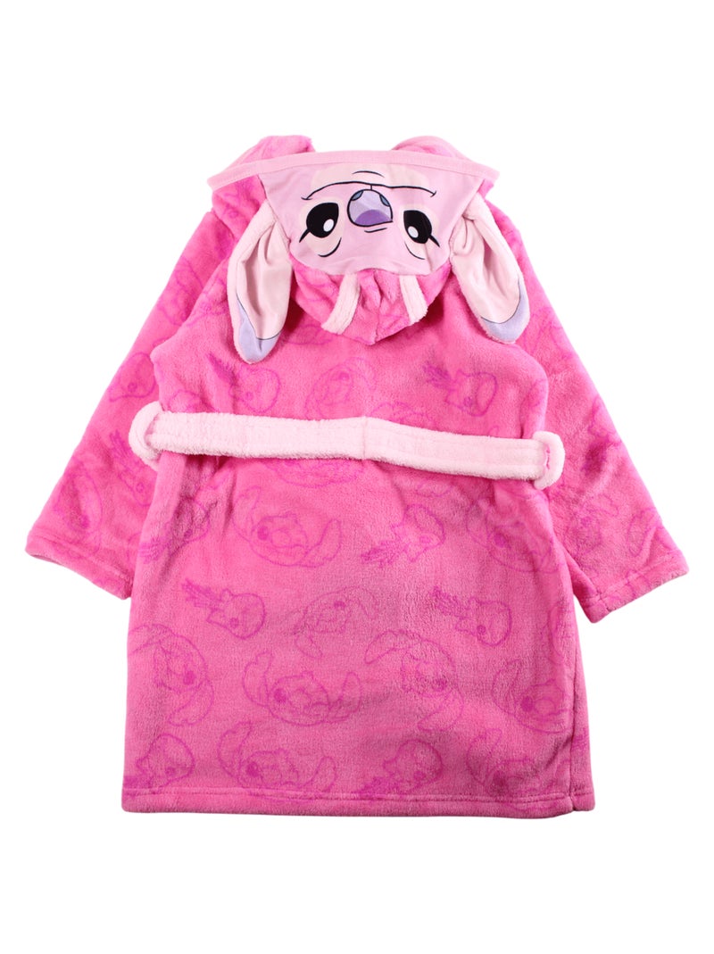 Disney - roupão estampado com capuz com orelhas e cinto Rosa - Kiabi