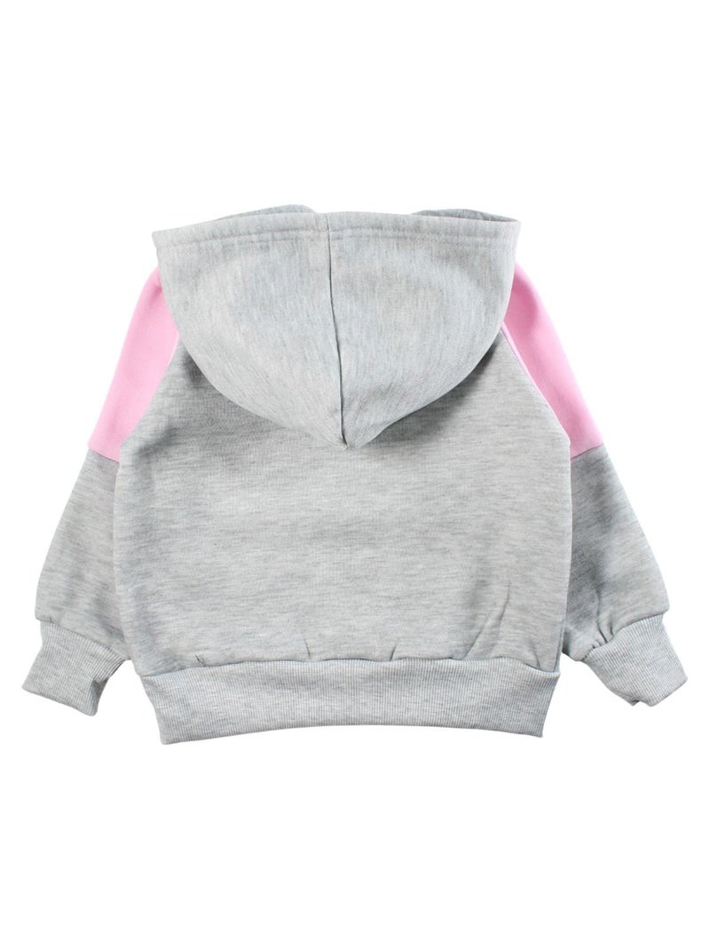 Disney - Sweat com capuz menina com padrão Cinza - Kiabi
