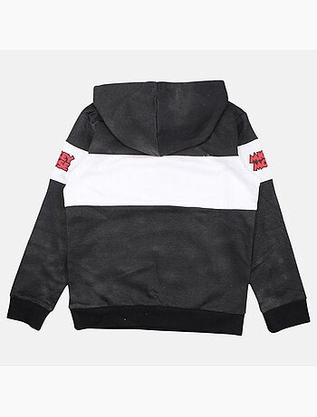 Disney - Sweat criança com capuz preto e branco