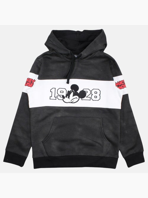 Disney - Sweat criança com capuz preto e branco - Kiabi