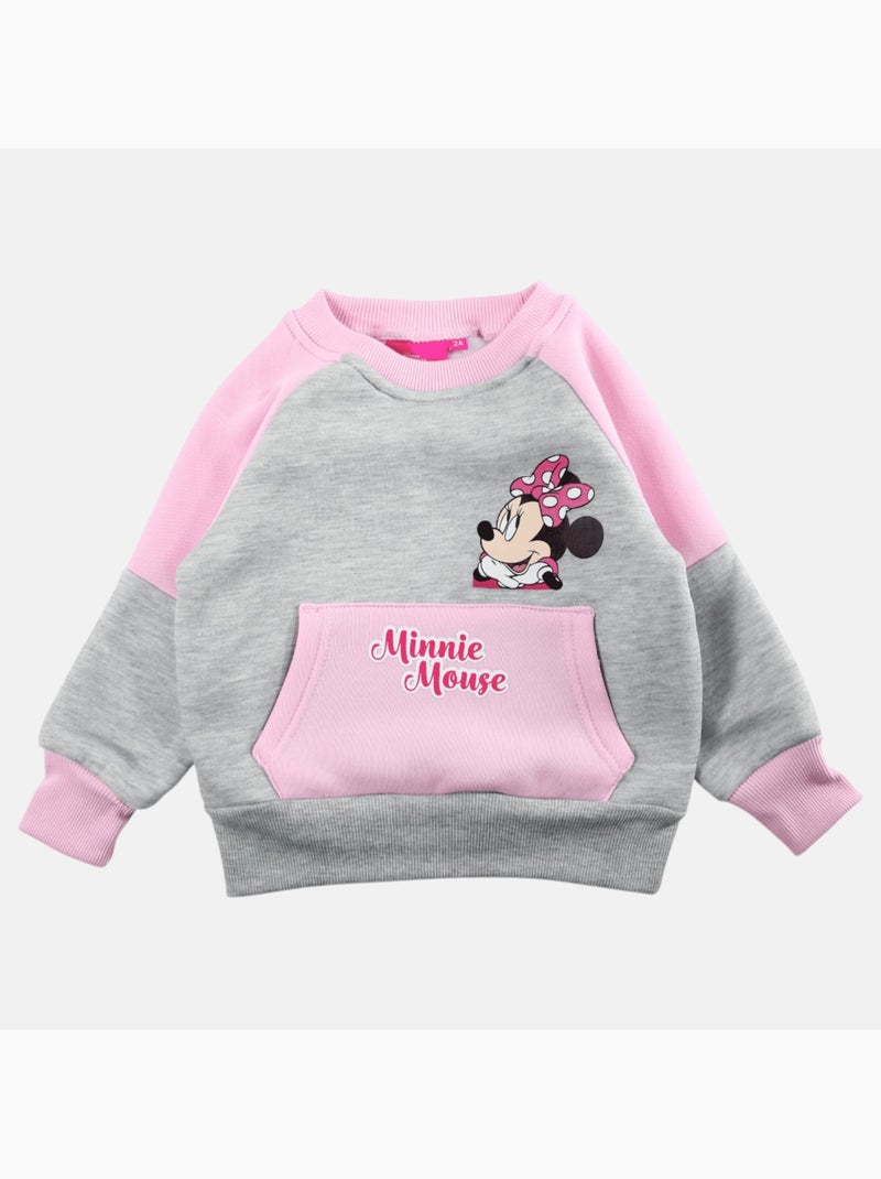 Disney - Sweat menina estampado Cinza - Kiabi
