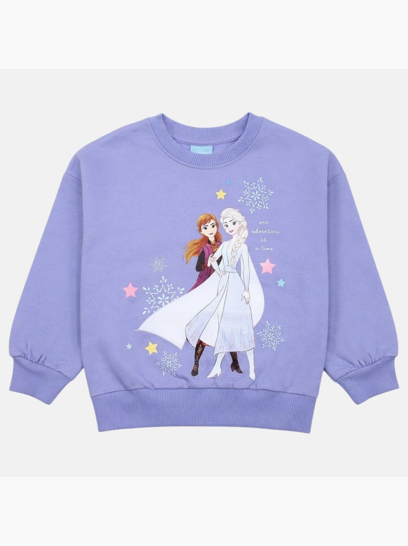 Disney - Sweatshirt com estampa menina Malva - Kiabi