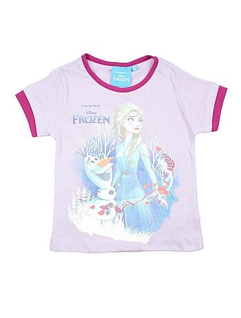 Disney - t-shirt de manga curta com estampado, gola redonda