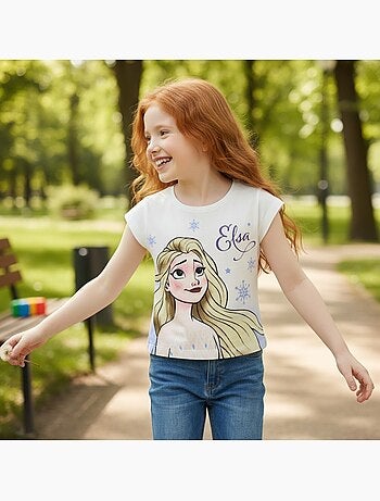 Disney - T-shirt de manga curta com personagem