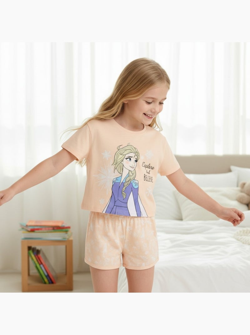 Disney - T-shirt de manga curta com personagem Laranja - Kiabi