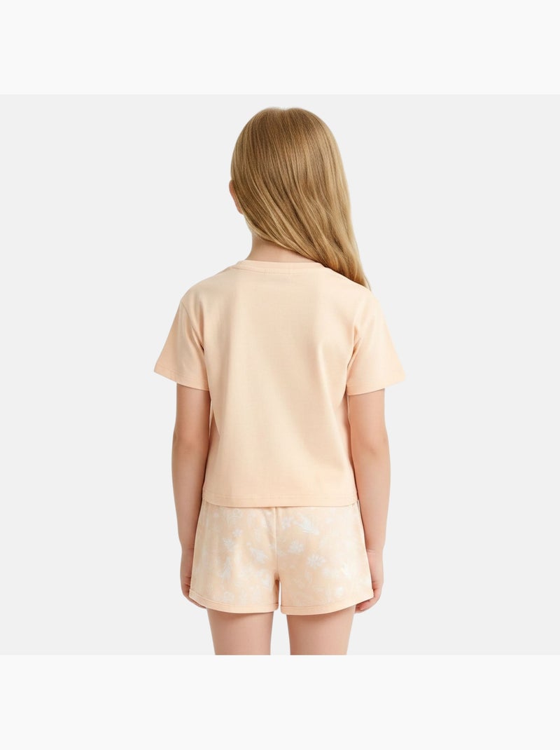 Disney - T-shirt de manga curta com personagem Laranja - Kiabi