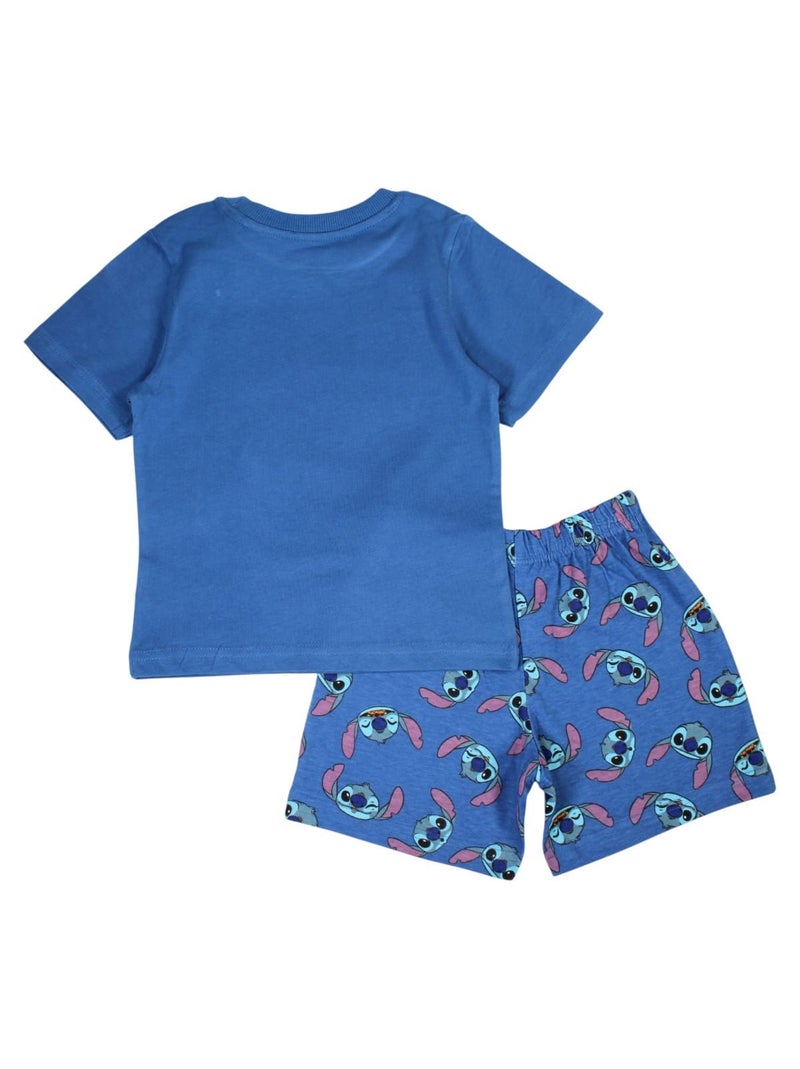 Disney - T-shirt e calções a condizer com padrões Azul - Kiabi