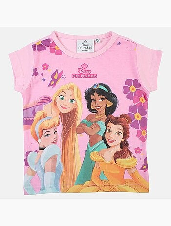 Disney - T-shirt manga curta criança estampada