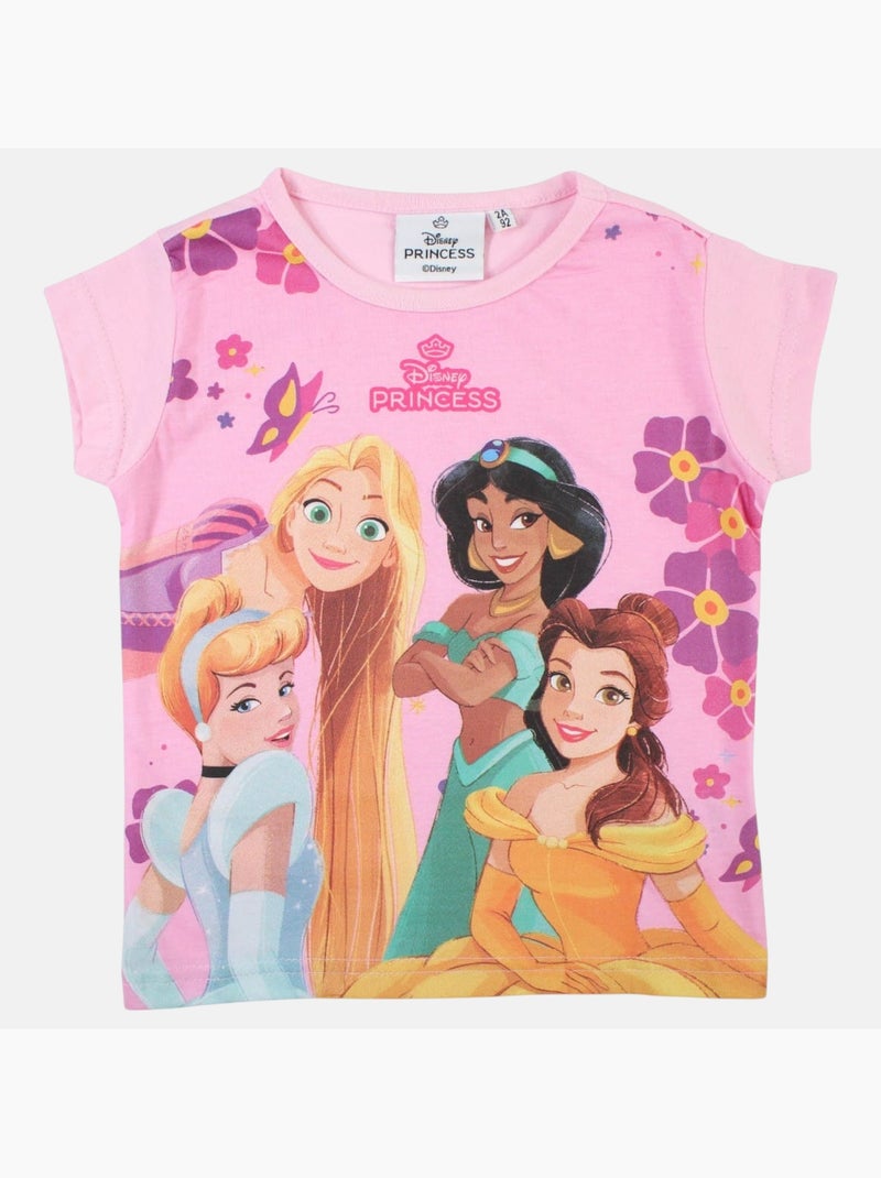 Disney - T-shirt manga curta criança estampada Rosa-claro - Kiabi