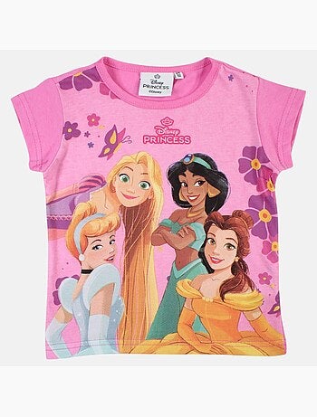 Disney - T-shirt manga curta criança estampada