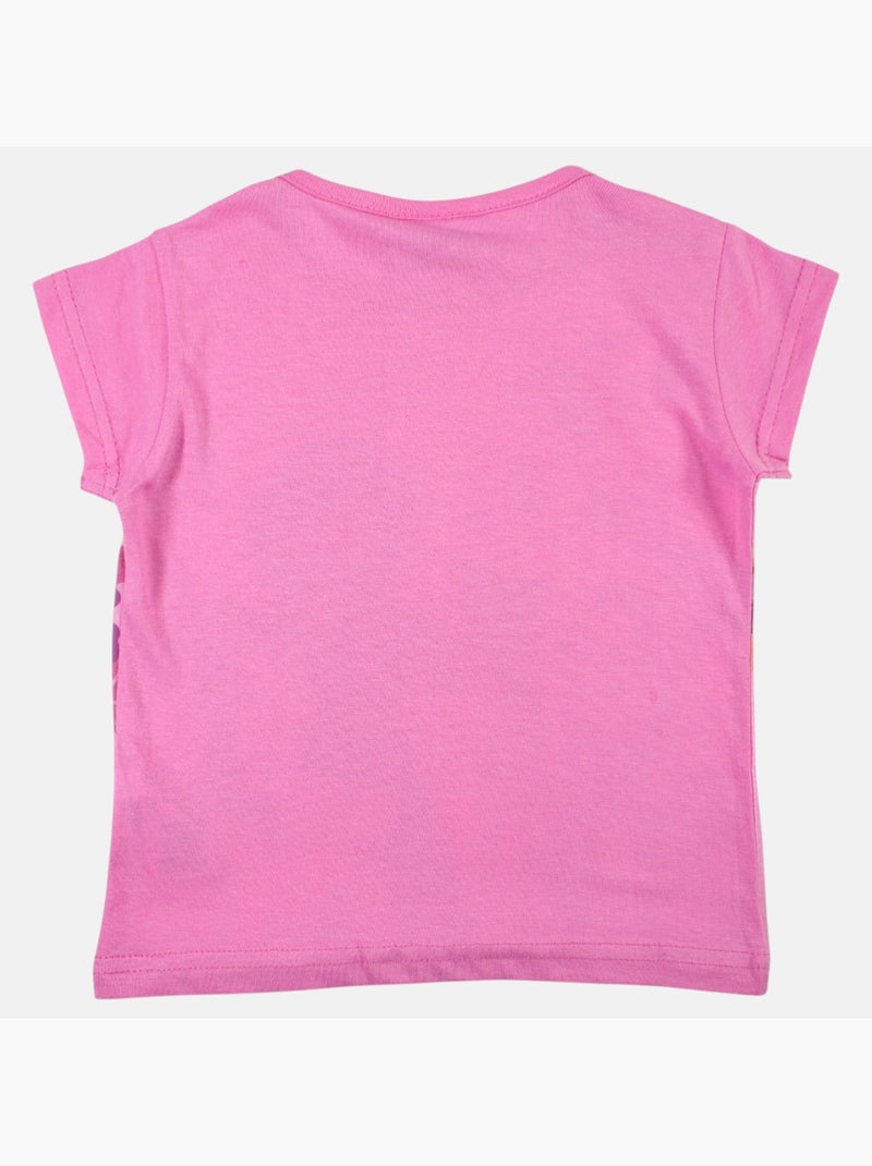 Disney - T-shirt manga curta criança estampada Rosa - Kiabi