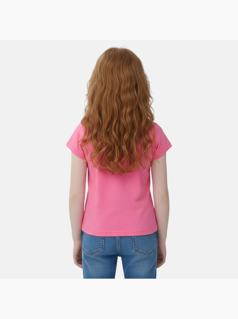 Disney - T-shirt menina estampada Rosa - Kiabi