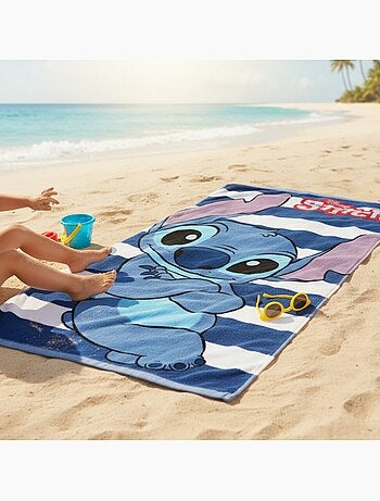 Disney - Toalha de praia infantil Stitch