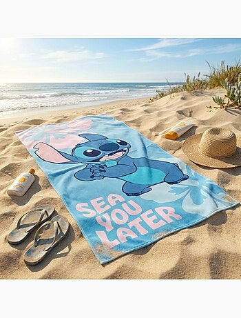 Disney - Toalha poliéster Lilo e Stitch