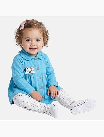 Disney - Top e leggings com padrões menina