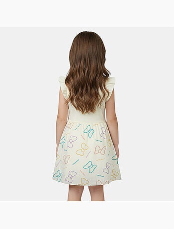 Disney - Vestido bebé menina cru com folhos personagem