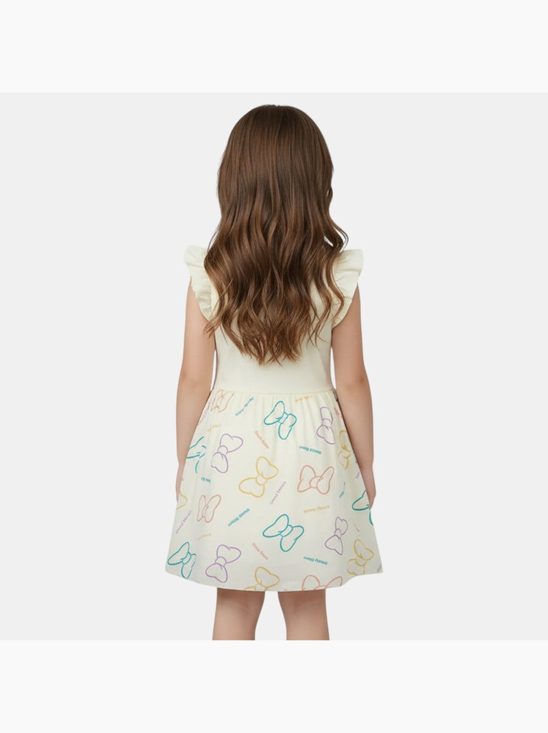 Disney - Vestido bebé menina cru com folhos personagem Branco - Kiabi