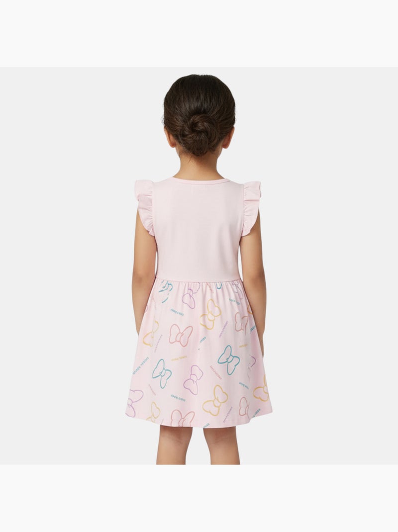 Disney - Vestido bebé menina rosa com folhos personagem Rosa - Kiabi