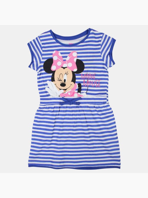 Disney - Vestido criança às riscas azul personagem - Kiabi Disney - Vestido criança às riscas azul personagem - Kiabi